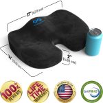 Memory Foam Seat Cushion – Ergonomic U-Shape Design, Tailbone Pain Relief, Breathable Cover, Non-Slip Base - Image 6