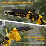 Mini Chainsaw – 6-Inch, Brushless, Auto Chain Regulator, Auto Oiler - Image 6