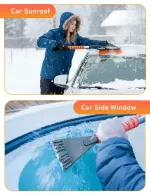 Car Snow Brush and Ice Scraper – 27 Inch, 2-in-1 Design, Soft Bristles, Ergonomic Foam Grip, Detachable - Image 7