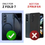 Magnetic Case for Z Fold 7 – MagSafe Compatible, Hinge Protection, Screen Protector - Image 4