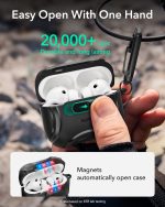 ESR for AirPods Pro 3 Case (2025), Compatible with Airpods Pro 3rd Generation Case (USB-C Cable), Effortless MagSafe, Drop-Proof Lock, Easy Open, Cyber Series, Black - Image 6