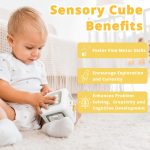 SOCBTNSO Busy Cube Toy for 1 Year Old Boy, Montessori Toys for 1+ Year Old, Travel Sensory Toys for Toddlers 1-3, Learning Fine Motor Skills| 1st Birthday Gifts Boy 9 12 Months Stocking Stuffers - Image 4