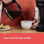 BLACK+DECKER 12-Cup Coffee Maker with Easy On/Off Switch, Easy Pour, Non-Drip Carafe with Removable Filter Basket, Vortex Technology, Black - Image 7