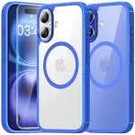 3 in 1 iPhone 16 Case – MagSafe Compatible, Military-Grade Protection, 2x Screen Protector