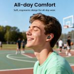 TOZO A1 Wireless Earbuds Bluetooth 5.3 Light Weight in Ear IPX5 Waterproof Headphones 2 Mic for AI Calls, Immersive Premium Sound Bass Headset with Charging Case, 32 Presets EQ Customization via App - Image 3