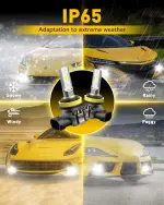 AUXITO H11/H8/H16 LED Fog Light Bulbs or DRL, 6000 Lumens 6500K Cool White Light, 300% Brightness, CSP LED Chips Fog Lamps Replacement for Cars, Play and Plug (Pack of 2) - Image 3