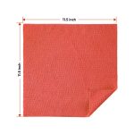HOMEXCEL Red Shop Towels 100 Pack, Reusable Microfiber Cleaning Cloth Bulk, Multipurpose Microfiber Towels for Car, House and Kitchen, Highly Absorbent Cleaning Rags 11.5 x 11.5 inch - Image 2