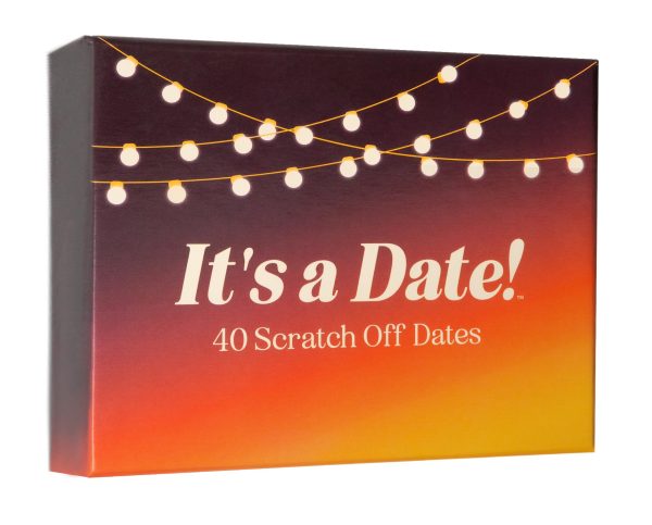 It's a Date!, 40 Fun and Romantic Scratch Off Date Night Ideas for Him, Her, Girlfriend, Boyfriend, Wife, Husband & Couples, Stocking Stuffers for Men and Women