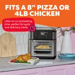 Instant Pot 10QT Air Fryer, 7-in-1 Functions with EvenCrisp Technology that Crisps, Broils, Bakes, Roasts, Dehydrates, Reheats & Rotisseries, Includes over 100 In-App Recipes, Stainless Steel - Image 4