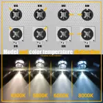 DMEX D2S HID Headlight Bulbs Xenon 35W Replacement 85122 66240 66040 66240CBI Headlamp - Pack of 2, 6000K Cool White - Image 2