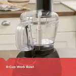 BLACK+DECKER 8-Cup Food Processor, Black, FP1600B - Image 6