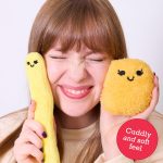 WHAT DO YOU MEME? Emotional Support Chicken Nuggets by Relatable, Cuddly Plush Toys and Stuffed Animals, Includes 5 Plushies with Basket, Funny or Cute Holiday Stocking Stuffer - Image 4