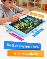 KOKODI LCD Writing Tablet, Gifts for 3 Years Old Boys and Girls，10 Inch Colorful Doodle Board Drawing Tablet, Erasable Reusable Electronic Drawing Pads, Educational and Learning Toys for Kids - Image 7
