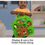 Fisher-Price Little People Toddler Toy Forest Friends Carry Case Playset with Animal Figures for Pretend Play Kids Ages 1+ Years - Image 4
