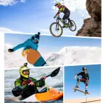 Sametop Helmet Sticky Mounts Adhesive Buckle Mount Screw Accessory Kit Compatible with GoPro Hero 13 12 11 10 Max 9 8 7 6 5 Session DJI Osmo Insta360 AKASO Action Cameras (12 in 1) - Image 2