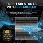 Spearhead Odor Defense Breathe Easy AC & Heater Cabin Filter | Fits Various 2009-2025 Acura/Honda Like OEM | Up to 25% Longer Lasting w/Activated Carbon (BE-182) - Image 5