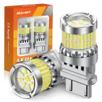 SEALIGHT Reverse Light Bulbs, 3157 LED Bulb White, 700% Brighter 3156 3057 4157 4114 T25 Bulbs 57-SMD LED Chipset with Projector Len for Brake Light, DRL, Backup Light, Pack of 2