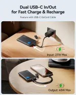 Ultra Slim 10000mAh Portable Charger – 45W PD Fast Charging - Image 4