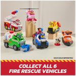 Paw Patrol Fire Rescue: Marshall Rescue Fire Engine with Action Figure & Projectile Launcher & Toy Truck, Kids Toys for Boys & Girls Ages 3 and Up - Image 6
