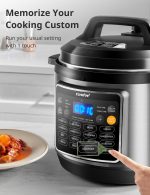 COMFEE’ 16 in 1 Electric Pressure Cooker Instant Multi Cooker Olla de Presion Non-Stick Pot Yogurt Maker Rice Cooker Sauté Steamer 8 Quarts Stainless Steel - Image 4