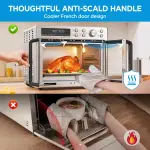 Midea Flexify French Door Toaster Oven Air Fryer Combo, 26.4 QT, Extra Large Air Fryer Countertop Oven 10-in-1 Combo, 25% Faster Cooking and 90% Less Oil, Stainless Steel - Image 11