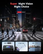 REDTIGER 4K Dash Cam Front Rear, STARVIS 2 Sensor, Free Card Included, 5.8GHz WiFi-20MB/s Fast Download, Dash Camera for Cars with GPS, WDR Night Vision, 170°Wide Angle, 24H Parking Mode(F7NP) - Image 8