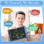 4 Pack LCD Writing Tablet for Kids, 8.5 Inch Colorful Doodle Board Drawing Tablet, Educational Learning Toys Birthday Gifts for Boys Girls Age 3 4 5 6 7 8 - Image 7