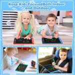 4 Pack LCD Writing Tablet for Kids, 8.5 Inch Colorful Doodle Board Drawing Tablet, Educational Learning Toys Birthday Gifts for Boys Girls Age 3 4 5 6 7 8 - Image 2
