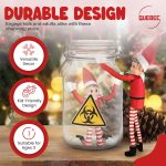 Quebec Naughty Elf Set - Boy & Girl Christmas Elf Figures, Santa's Little Helper Inspired, Soft Body, Vinyl Faces, 12 Inch, Couple - Image 5