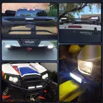 Nilight LED Light Bar 2PCS 18W 6Inch Flood LED Pods Offroad Fog Light Waterproof for Boat SUV ATV 4WD Car Truck Golf Cart 12V 24V,2 Years Warranty - Image 2