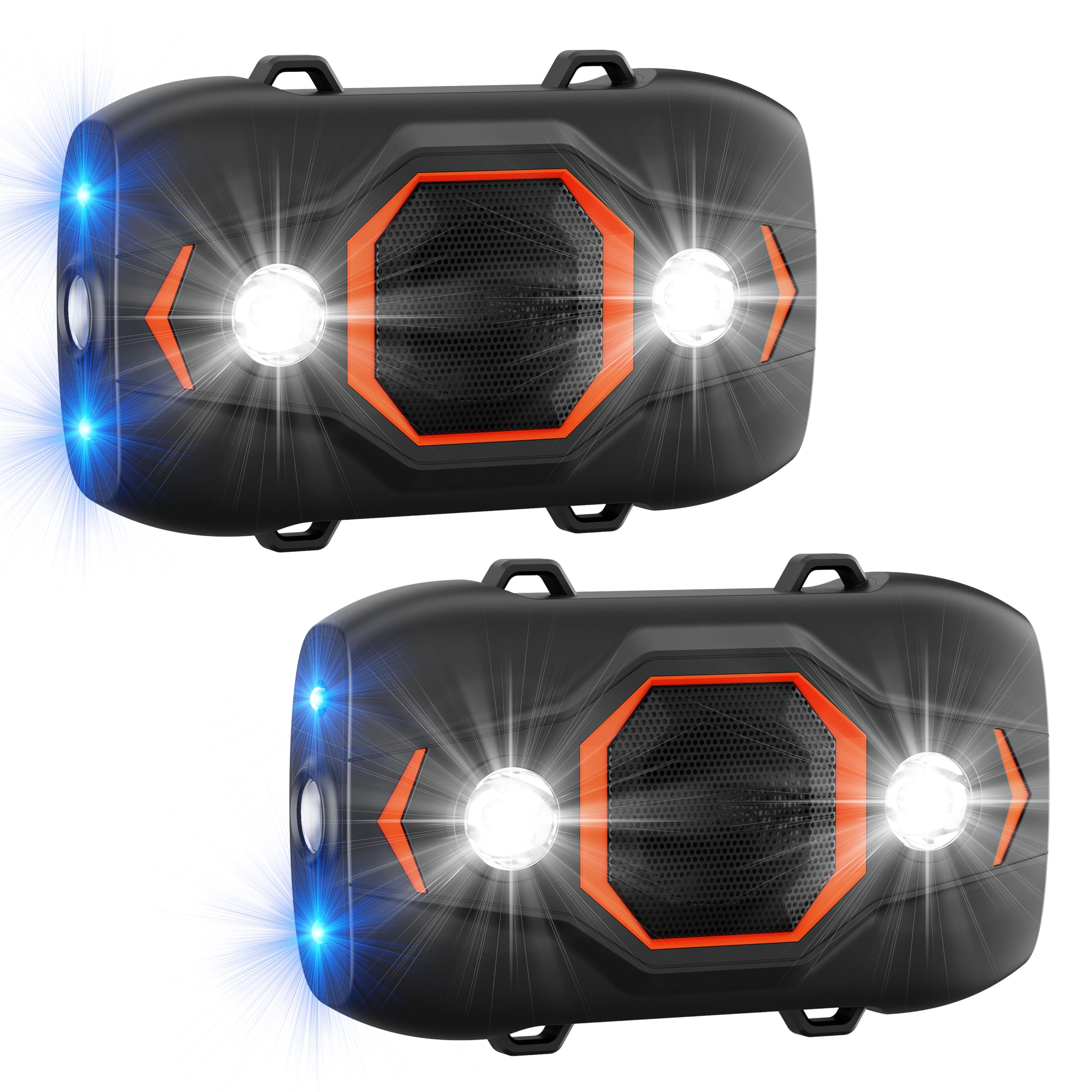 81c1cjirjnL 2 Pack Ultrasonic Rodent Repellent for Car Engines, Under Hood Mouse Repellent with Strobe Light Battery Powered - Keep Mice, Rodents, Rats and Squirrels Away from Cars, RVs, Garages, Attics, Indoors - Image 1