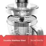BLACK+DECKER 8-Cup Food Processor, Black, FP1600B - Image 8