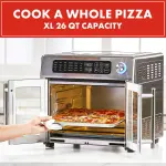 Emeril Lagasse Extra Large French Door Air Fryer Toaster Oven Combo, 24 Cooking Functions and Digital Controls, 7 Accessories Included, Stainless Steel Finish, 26QT Capacity - Image 5