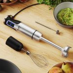 MuellerLiving Ultra-Stick Immersion Hand Blender, 500W Heavy Duty Motor, 8-Speed Turbo Setting, Includes Blending Shaft, Whisk, Milk Frother & Measuring Beaker - Image 3
