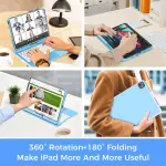 iPad Keyboard Case with Trackpad – 360° Swivel, Backlit, for iPad 10th/11th/Air/Pro 11 - Image 4