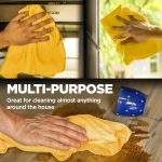 Premium 2pk Mini +1 Free Shammy Cloth for Car Drying - 17”x13” - Super Absorbent Chamois Towel for Car - Scratch-Free, Reusable & Soft Cleaning Towel - Image 2