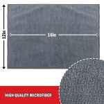 AIDEA Microfiber Cleaning Cloth 24 Pack, Microfiber Towels for Cars, Soft & Absorbent Cleaning Rags, Premium Lint Free Shop Towels for House, Kitchen, Car, 12inx16in - Image 3