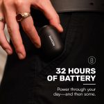 Raycon Everyday Earbuds Classic Bluetooth Wireless with Microphone - Stereo Sound, Active Noise Canceling, in-Ear Bluetooth Headset True Wireless Earbuds 32 Hours Playtime (Black) - Image 8