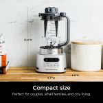 Ninja SS151 TWISTi Blender DUO, High-Speed 1600 WP Smoothie Maker & Nutrient Extractor* 5 Functions Smoothie, Spreads & More, smartTORQUE, 34-oz. Pitcher & (2) To-Go Cups, Gray - Image 8