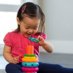 Sassy Stacks of Circles Stacking Ring STEM Learning Toy, Age 6+ Months, Multi, 9 Piece Set - Image 5