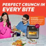 Instant Pot 10QT Air Fryer, 7-in-1 Functions with EvenCrisp Technology that Crisps, Broils, Bakes, Roasts, Dehydrates, Reheats & Rotisseries, Includes over 100 In-App Recipes, Stainless Steel - Image 5