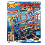 Hot Wheels City Ultimate Garage Track Set with 2 Die-Cast Toy Cars & Car-Eating Dragon, Stores 50+ Vehicles, 4 Levels - Image 2