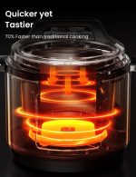 COMFEE’ 16 in 1 Electric Pressure Cooker Instant Multi Cooker Olla de Presion Non-Stick Pot Yogurt Maker Rice Cooker Sauté Steamer 8 Quarts Stainless Steel - Image 3
