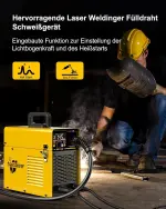 145A 3-in-1 MIG Welder – Flux Core, Lift TIG, Stick, LCD Display - Image 7