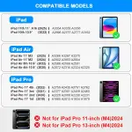 iPad Keyboard Case with Trackpad – 360° Swivel, Backlit, for iPad 10th/11th/Air/Pro 11 - Image 2