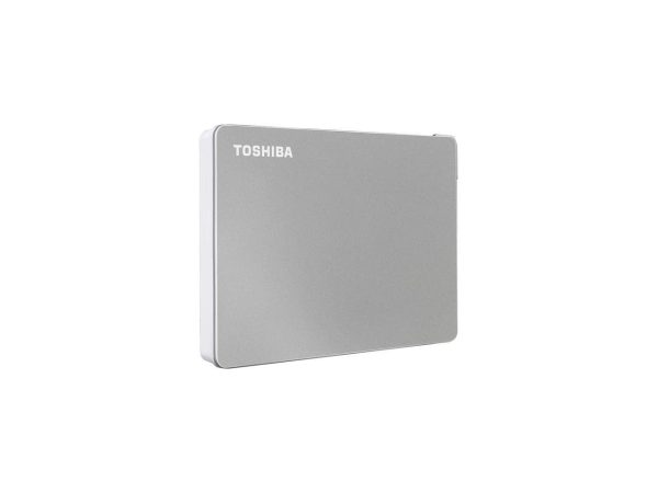 Toshiba Canvio Flex 2TB Portable External Hard Drive USB-C USB 3.0, Silver for PC, Mac, & Tablet - HDTX120XSCAA