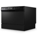 Midea MDC22P1ABB Table-top Countertop, Energy Star Portable Dishwasher, 6 Place Settings & 8 Washing Programs, Speed, Baby-Care, ECO& Glass, Dish Washer for Dorm, RV& Apartment, Black - Image 9