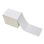 9527 Product Fanfold 4 x 6 Direct Thermal Labels White Perforated Shipping Labels, 500pcs per Stack,1 Stack - Image 7