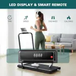 Compact Armless Treadmill – Space Saving Design for Home & Office, Under Desk Walking Pad - Image 9