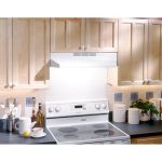 Broan-NuTone 413001 Non-Ducted Ductless Range Hood with Lights Exhaust Fan for Under Cabinet, 30-Inch, White - Image 6
